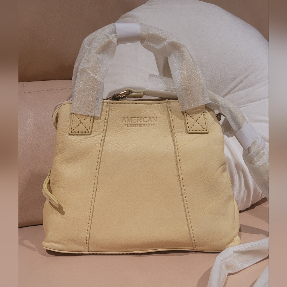 American Leather Co. Acorn Double Entry Cross-body - Genuine Leather